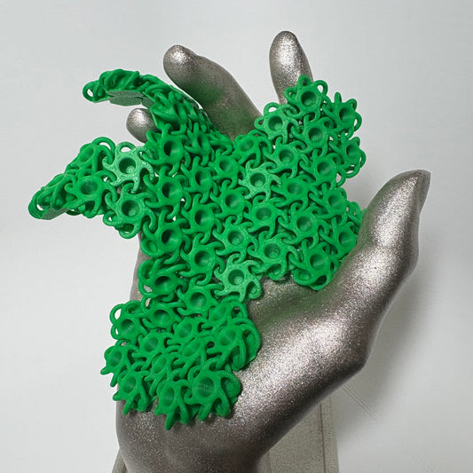flexi shamrock fabric fidget - 6”