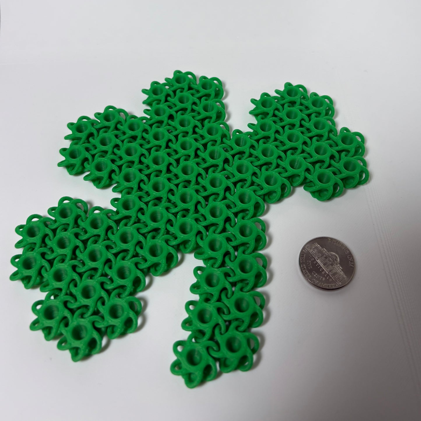 flexi shamrock fabric fidget - 6”