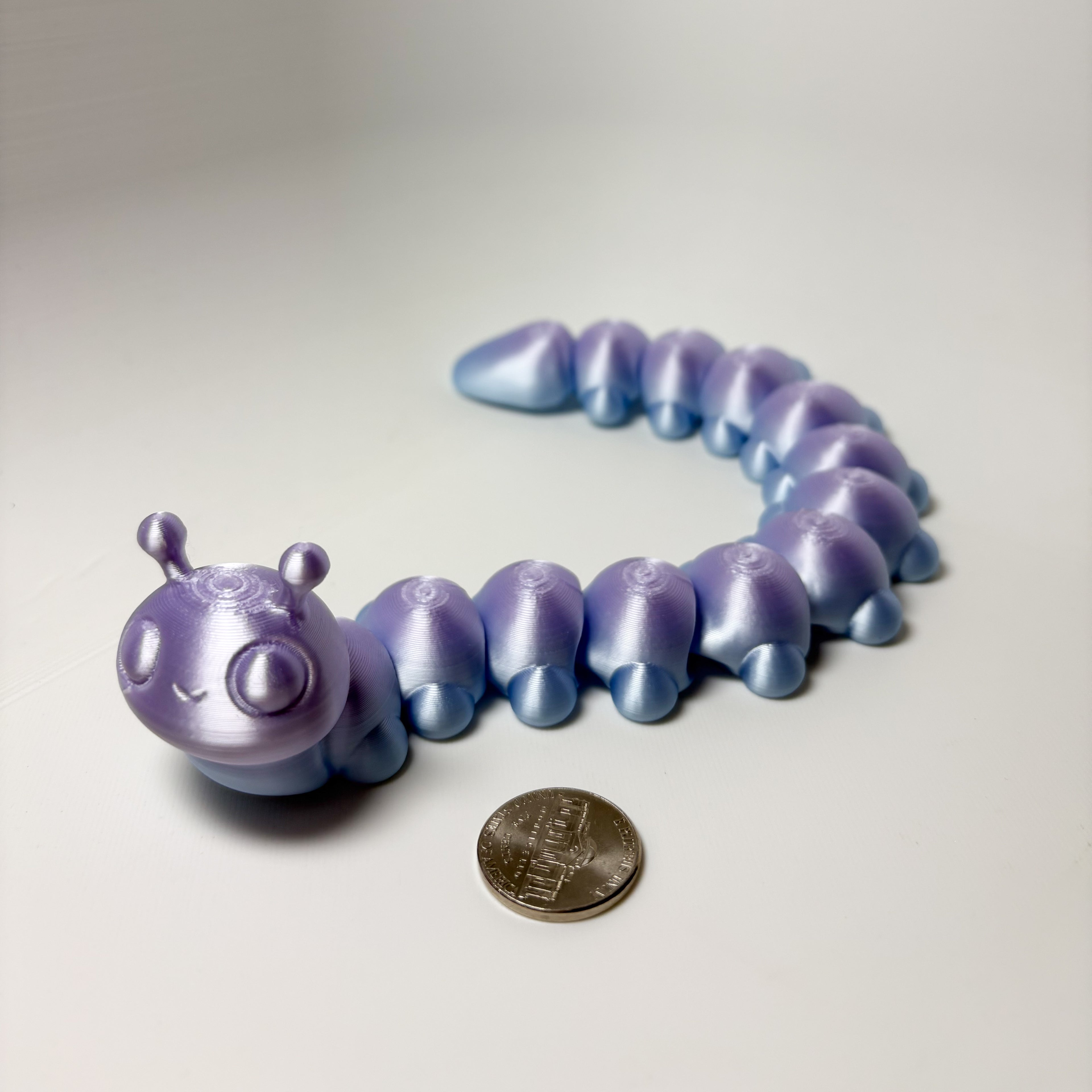 articulated caterpillar fidget - 10”